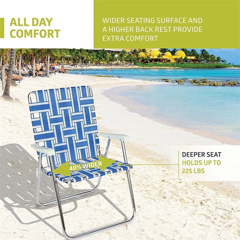 Promo ⌛ NutraSpear Blue Metal Patio Folding Chair (Set Of 2) ❤️ 4 Promo ⌛ NutraSpear Blue Metal Patio Folding Chair (Set Of 2) ❤️ - Image 4
