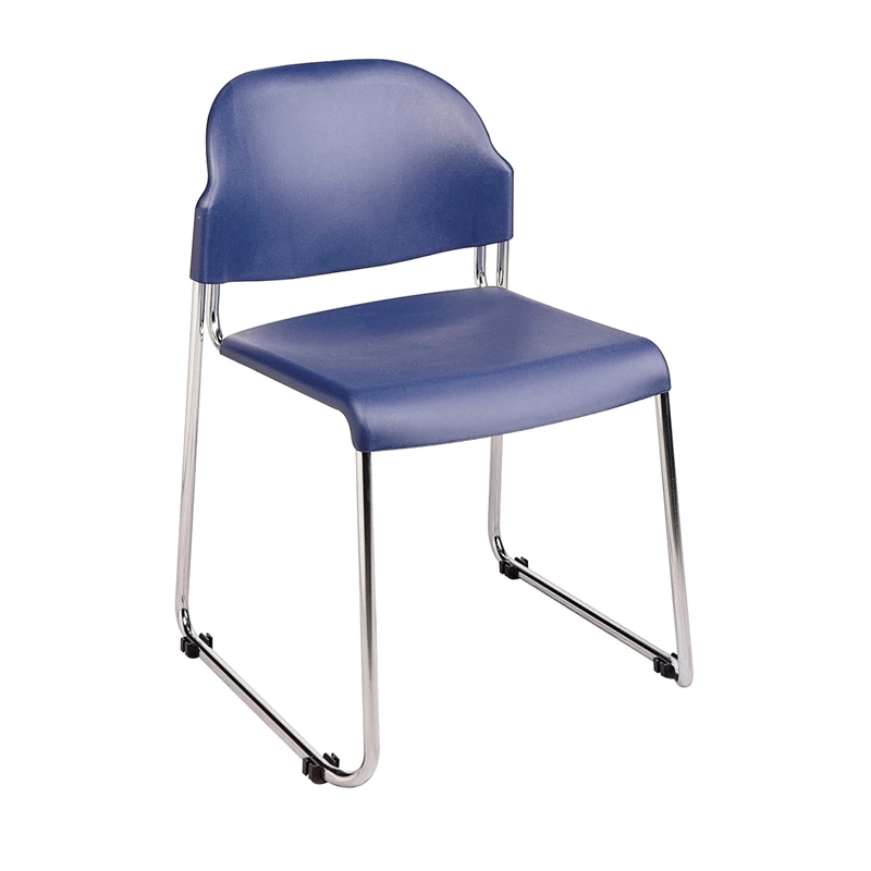 Coupon ???? Office Star Plastic Stacking Chair In Blue Set Of 4 With Chrome Legs ???? 2 Coupon ???? Office Star Plastic Stacking Chair In Blue Set Of 4 With Chrome Legs ???? - Image 2