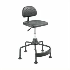 Outlet ???? Safco Task Master Economy Industrial Drafting Chair In Black ????