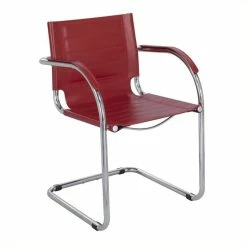 Best deal ???? Safco Flaunt Guest Chair Red Leather In Red ????