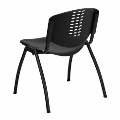 Best Pirce ???? Flash Furniture Hercules Plastic Oval Cutout Back Stacking Chair In Black ???? 6 Best Pirce ???? Flash Furniture Hercules Plastic Oval Cutout Back Stacking Chair In Black ???? -Flash Furniture Shop 454733 2 L