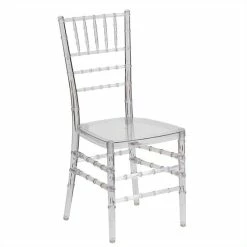 Hot Sale ???? Flash Furniture Flash Elegance Stacking Chiavari Chair In Crystal Ice ????