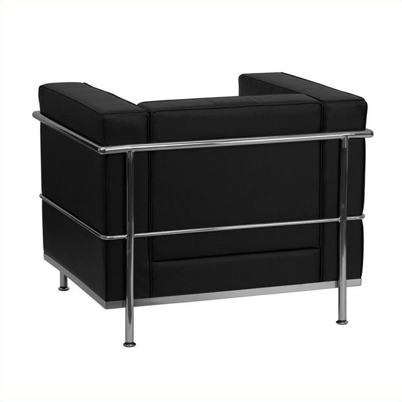 Promo ⭐ Flash Furniture Hercules Regal Leather Chair In Black ???? 2 Promo ⭐ Flash Furniture Hercules Regal Leather Chair In Black ???? - Image 2