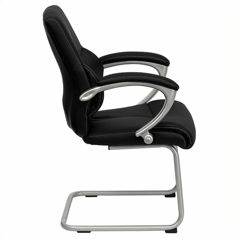 Wholesale ???? Flash Furniture Executive Side Office Guest Chair With Black Leather ???? 2 Wholesale ???? Flash Furniture Executive Side Office Guest Chair With Black Leather ???? - Image 2