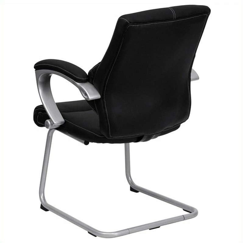 Wholesale ???? Flash Furniture Executive Side Office Guest Chair With Black Leather ???? 3 Wholesale ???? Flash Furniture Executive Side Office Guest Chair With Black Leather ???? - Image 3