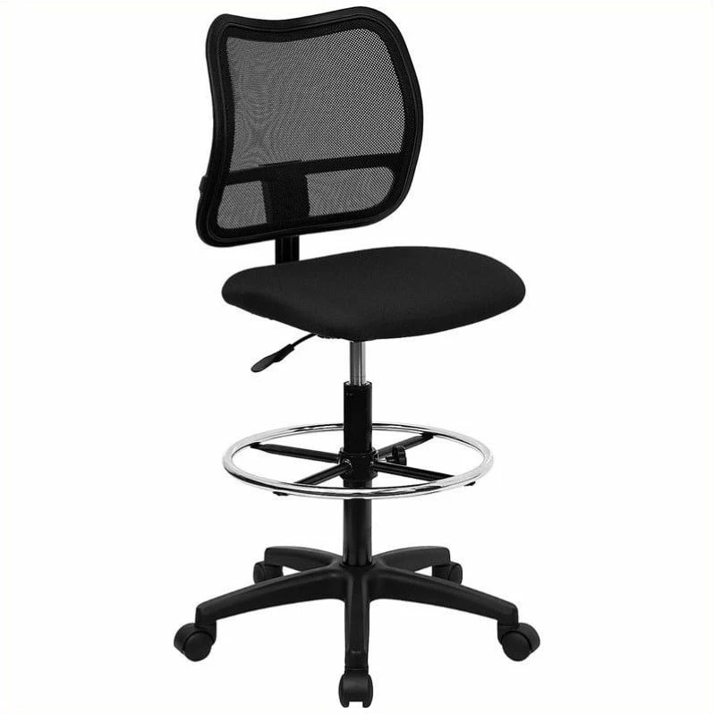 Best deal ???? Flash Furniture Mid Back Mesh Drafting Chair With Black Fabric Seat ???? 1 Best deal ???? Flash Furniture Mid Back Mesh Drafting Chair With Black Fabric Seat ????