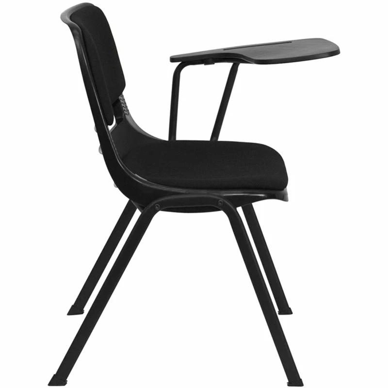 Outlet ???? Flash Furniture Padded Plastic Classroom Chair In Black With Left Arm Tablet ???? 2 Outlet ???? Flash Furniture Padded Plastic Classroom Chair In Black With Left Arm Tablet ???? - Image 2