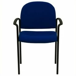 Best reviews of ???? Flash Furniture Stacking Side Office Stacking Chair In Navy Blue ????
