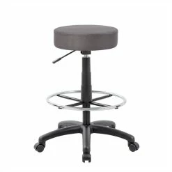 Outlet ???? Boss Office Products The DOT Drafting Chair Charcoal Grey ????