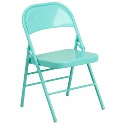 Top 10 ???? Flash Furniture Hercules Colorburst Metal Folding Chair In Teal ????