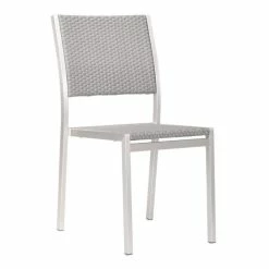 Buy ???? Zuo Metropolitan Patio Dining Chair In Gray (Set Of 2) ????